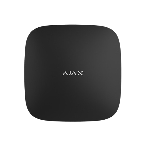 Ajax Hub 2G Black — централь охоронної системи, до 100 пристроїв, чорний