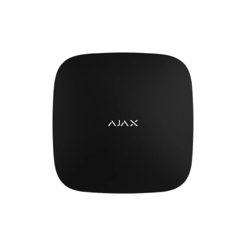 Ajax ReX Black — ретранслятор радіосигналу для розширення зони охорони, чорний